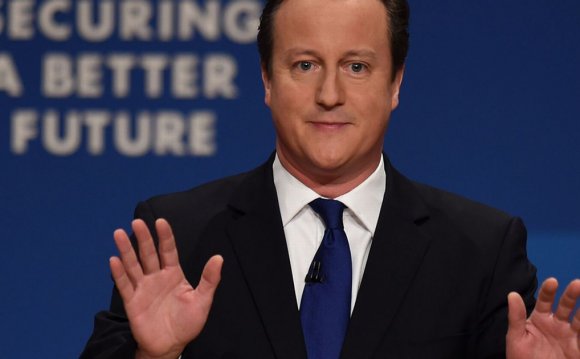 Mr Cameron, looking hugely