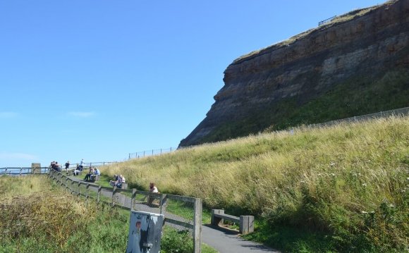 Walkng to the East pier at