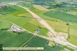 A684 Northallerton Roundabout looking West towards A1(M) Displays a larger version of this image in a new browser window