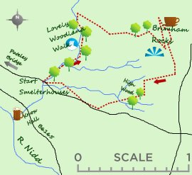 Brimham Rocks map