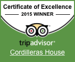 Cordilleras House Bed and Breakfast - Cerificate of Excellence