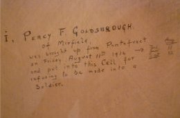 Figure 5. Graffiti from the cell wall of one member of the Richmond 16