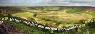 Levisham Moor and Hole of Horcum - photo by Mike Kipling