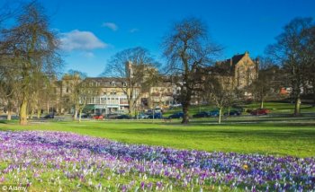 Picturesque: West Park stray in Harrogate - the town has a population of around 75, 000