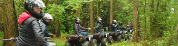 Quad bike trek at Camp Hill in Yorkshire