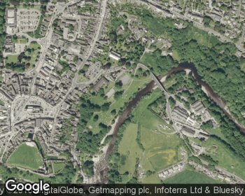 Satellite Image of Richmond, North Yorkshire, UK