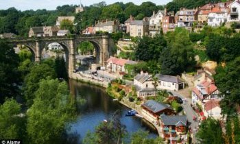 Stunning: Knaresborough is an old and historic market town,  spa town and civil parish in the Borough of Harrogate