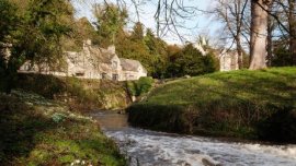 The river next to the cottage, nr Ripon, Yorkshire © National Trust