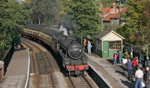 train at station