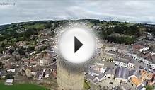 A flight over Richmond, North Yorkshire.