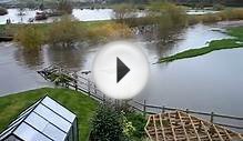 Cononley North Yorkshire, View from house - Heavy Rain 5th