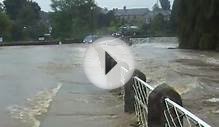 Flooding at Crakehall, Bedale, N Yorkshire, England, 25th