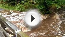 Heavy rain causes North Yorkshire river crossing to burst