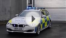 North Yorks Police BMW 330D Traffic Car Blue Light Demo