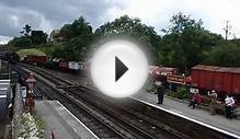 North Yorkshire Moors Railway Class 4 Train entering Goathland