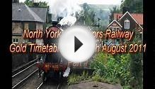 North Yorkshire Moors Railway Gold Timetable 8th - 14th
