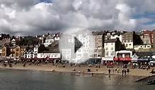 Scarborough South Bay sea front view, Yorkshire, England