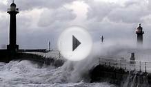 Tidal surge: Homes in Whitby flooded