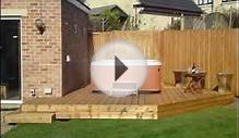 TimberPro.co.uk - Garden fencing and decking with Hot tub