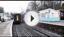 Train reversing - North Yorkshire Moors Steam Engine