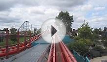 Velocity Front Seat on-ride HD POV Flamingo Land Theme